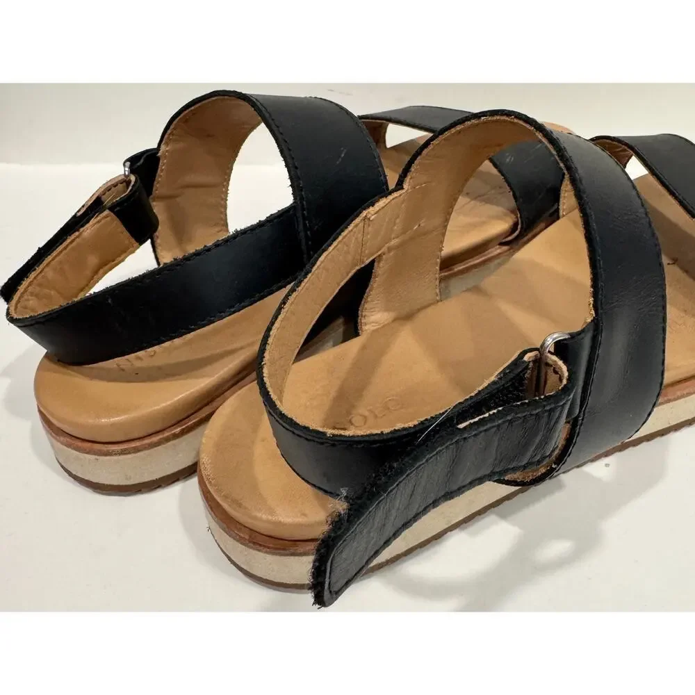 NISOLO Go-To Flatform Sandals Strappy Minimalist Sustainable Size 9 - Picture 4 of 6